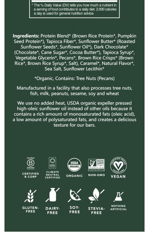 ALOHA Chocolate Caramel Pecan Protein Bars - 12 Bars - Certified USDA Organic - 100% Plant-Based - 14g Of Protein - Only 3-5g of Real Sugar - Certified Vegan - Healthy Snack - No Sugar Alcohol Sweeteners ALOHA Chocolate Caramel Pecan Protein Bars - 12 Bars - Certified USDA Organic - 100% Plant-Based - 14g Of Protein - Only 3-5g of Real Sugar - Certified Vegan - Healthy Snack - No Sugar Alcohol Sweeteners