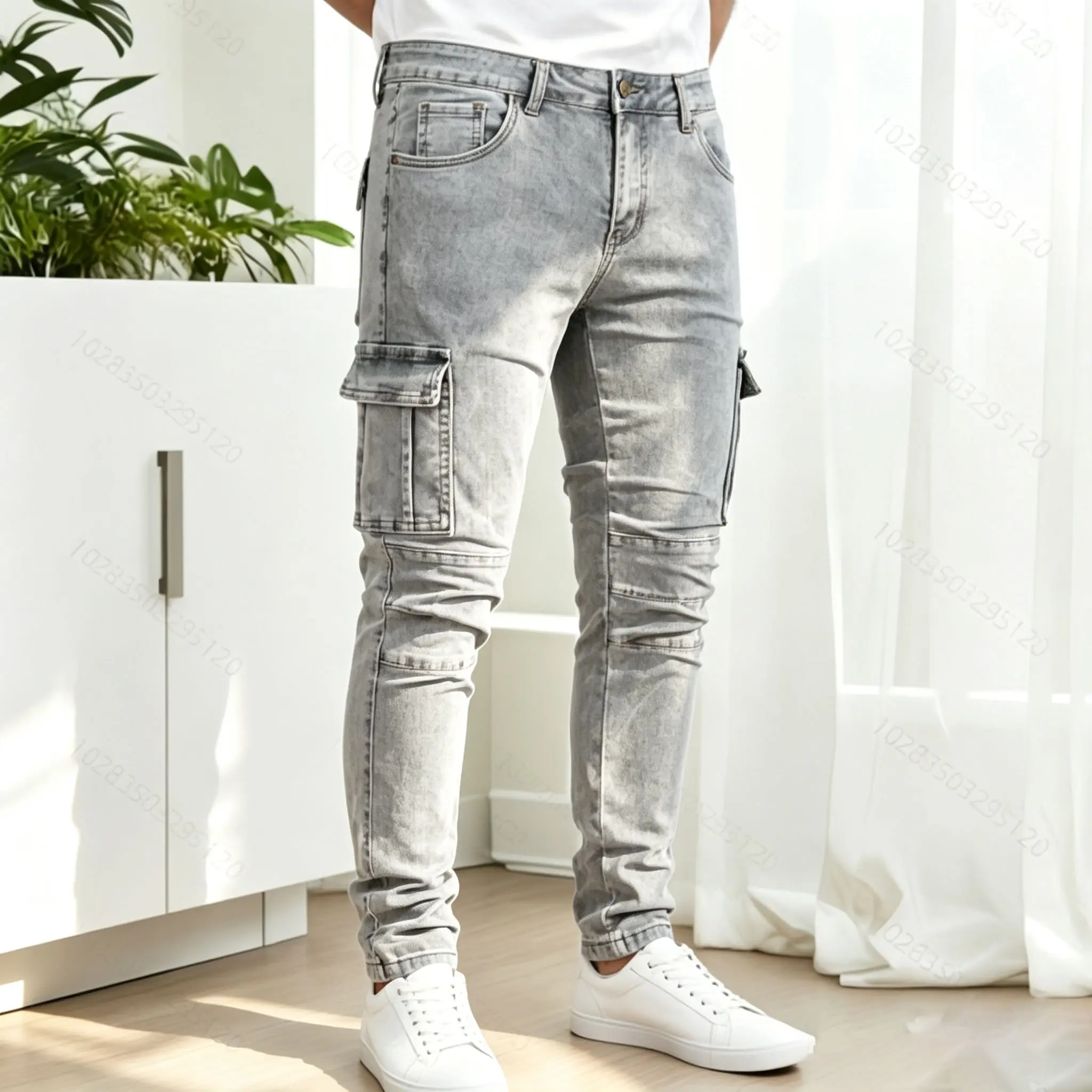 Men's tailored slim fit jeans