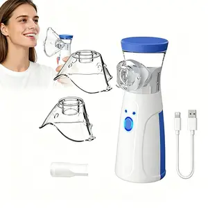 Rechargeable Portable Smart Humidifier, Handheld with Auto-Cleaning, Dual Modes, Respiratory Care for Home Travel, Adults & Kids