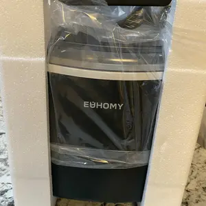 Product Review of EUHOMY Ice Maker Countertop with Handle, 26lbs in 24Hrs, 9 Ice Cubes Ready in 6 Mins, Auto-Cleaning Portable Ice Maker with Basket and Scoop, for Home/Kitchen/Camping/RV. (2024 New Silver) Utensils from M**💋