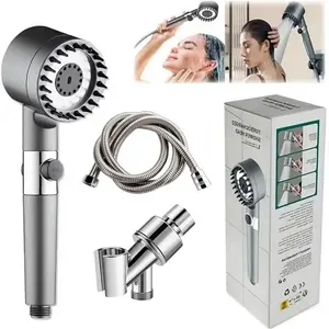 2025 new Multifunctional Massage Shower, Handheld High Pressure Shower Head, Massage And Skin Beauty Multifunctional Shower, Bracket and 1 Filters