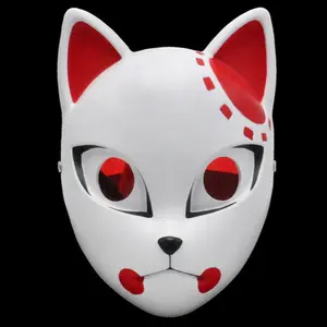 High Quality Heavy Anime Style Fox Mask for Cosplay - Perfect for Anime Fans and Cosplay Enthusiasts for Adults (Hand painted)
