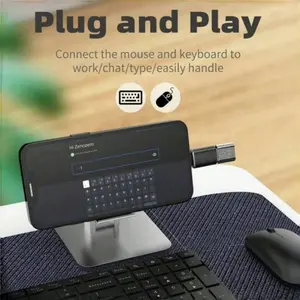 2pcs OTG Adapter Set Compatible With Iphone 14 Series, Lightning Male To USB Female Adapter, Camera Reader, USB Flash Drive, Mouse, Keyboard Hub Converter Compatible With IPhone 14 Pro Max/14 Pro/14 Plus/14/13/12/11/XS/XR/8/7/6, IPad Series