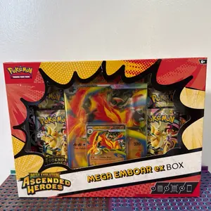 Ascended Heroes Mega Ex Box – Official TCG Collectible Trading Cards