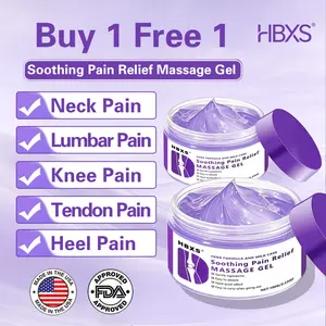 HBXS Purple Gel Pain Relief / Joint Care Gel Knee for Severe Knee Arthritis Pain Relief and Relieve Shoulder / Neck Muscle Pain, Body Care Massage Cream Gel / Healthcare body oil