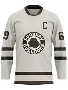 Shoresy Shore 69 Blueberry Bull Dog Hockey Jersey, V Neck T-Shirt, Unisex Fashion Casual Hip Hop Streetwear, All Seasons, Athletic Top, Ice Hockey Sweatshirt