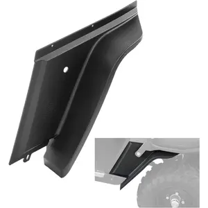 Golf Cart Fender Flare Right Side Compatible with 2003-2013 EZGO CC Clays Car MPT Refresher ST Sport/Custom/Shuttle TXT Woods Boundary Plastic Black Passenger Side (1 Piece)