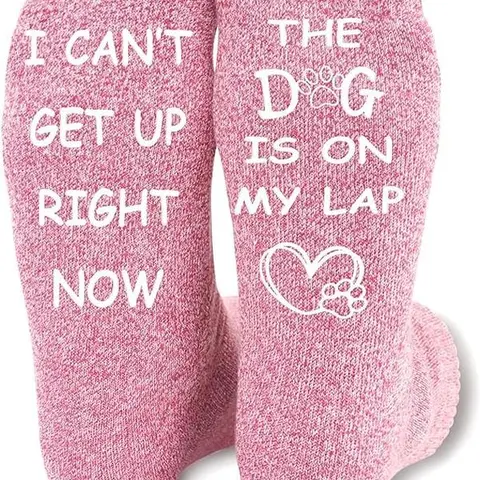 ANOTION Gifts for Women Men Funny Dog Socks -Great Gifts Ideals for Dog Lover, Gifts for Dad & Mom from Son Daughter Comfort Cotton Womenswear Mother's Day Gift for Mom