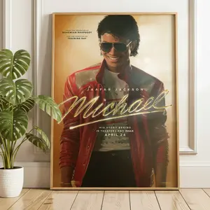 Michael Jackson movie poster_No Framed