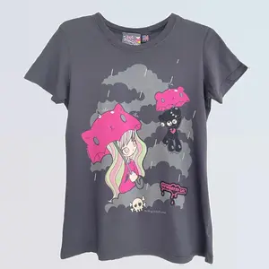 NewBreed Girl x Violetta Skye: MY LIFE IS A DARK CLOUD, Slim Fitting Character T Shirt Fabric Soft