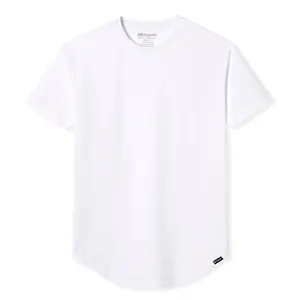 021 ESSENTIAL DROP-CUT T-SHIRT - WHITE