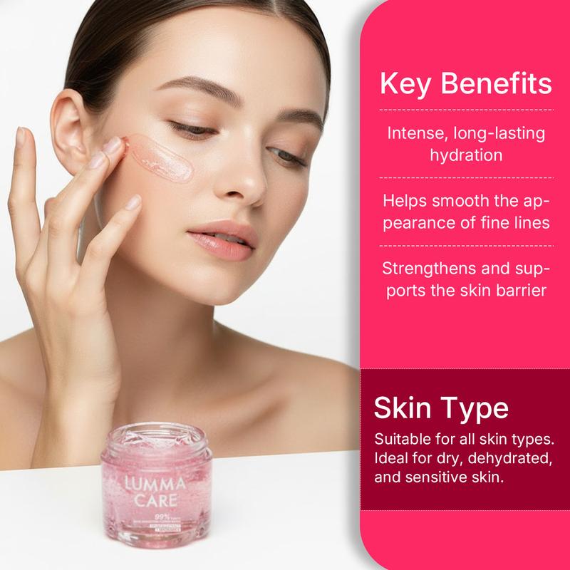 【Lumma Care】 ROSECACT RECOVERY CREAM A lightweight gel-cream designed to hydrate, soothe, and strengthen the skin barrier.