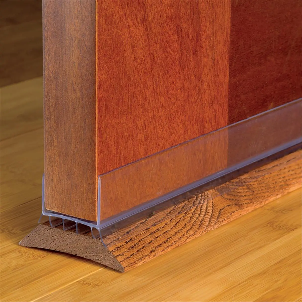 M-D Building Products 5967898 36 x 1.75 in. Thick Cinch Clear Rubber Door Bottom for Slide-On