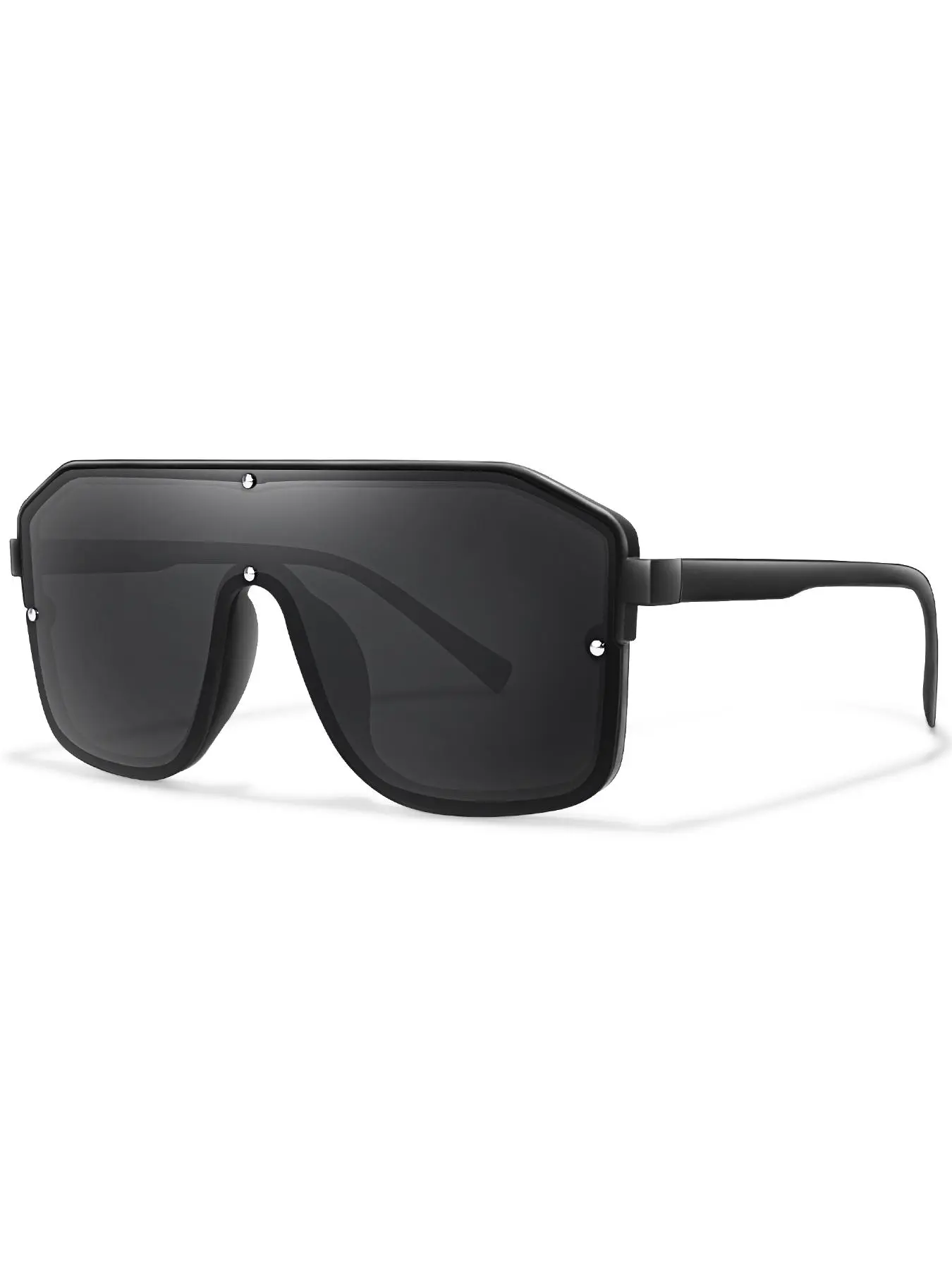 Unisex Colorblock Large Frame Sports Sunglasses, Sports Eyewear for Cycling, Running, Hiking, Driving, Fishing, Baseball, Golf, Travel, Vacation, Beach Party, Sports Outdoor Sunglasses