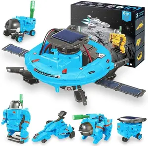 6-in-1 Solar Robot Kit – STEM Building Science Toy for Kids 6-13, Educational DIY Experiment Set, Ideal Birthday & Holiday Gift for Boys & Girls
