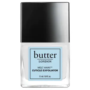 butter LONDON Melt Away Cuticle Exfoliator – No-Cut Cuticle Remover for Softer, Healthier Nails Vegan Nail Care Gentle Manicure