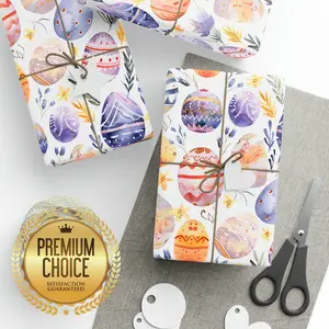 Easter Egg Hunt Wrapping Paper, Easter Egg Hunt Gift Wrap, Springtime Wrapping Paper, Passover Gift Wrap