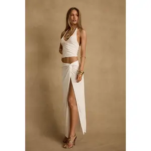 Toulouse White Maxi Skirt