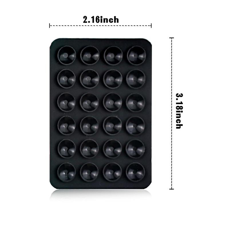 2CPS Silicone Phone Sticky Grip, Suction Phone Case Mount Hands-Free Sticky Cell Phone Grip