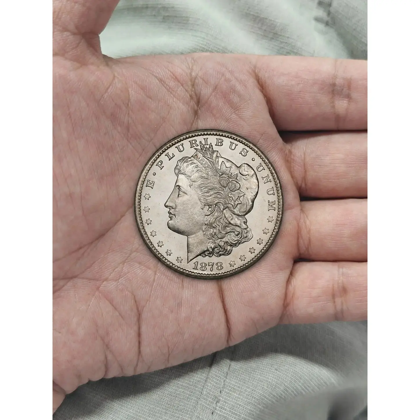 1878-CC Classic Morgan Coin Collectible - Carson City Historic Heritage Treasure, Stress Relief Toy for Toys & Hobbies, Refer Photos