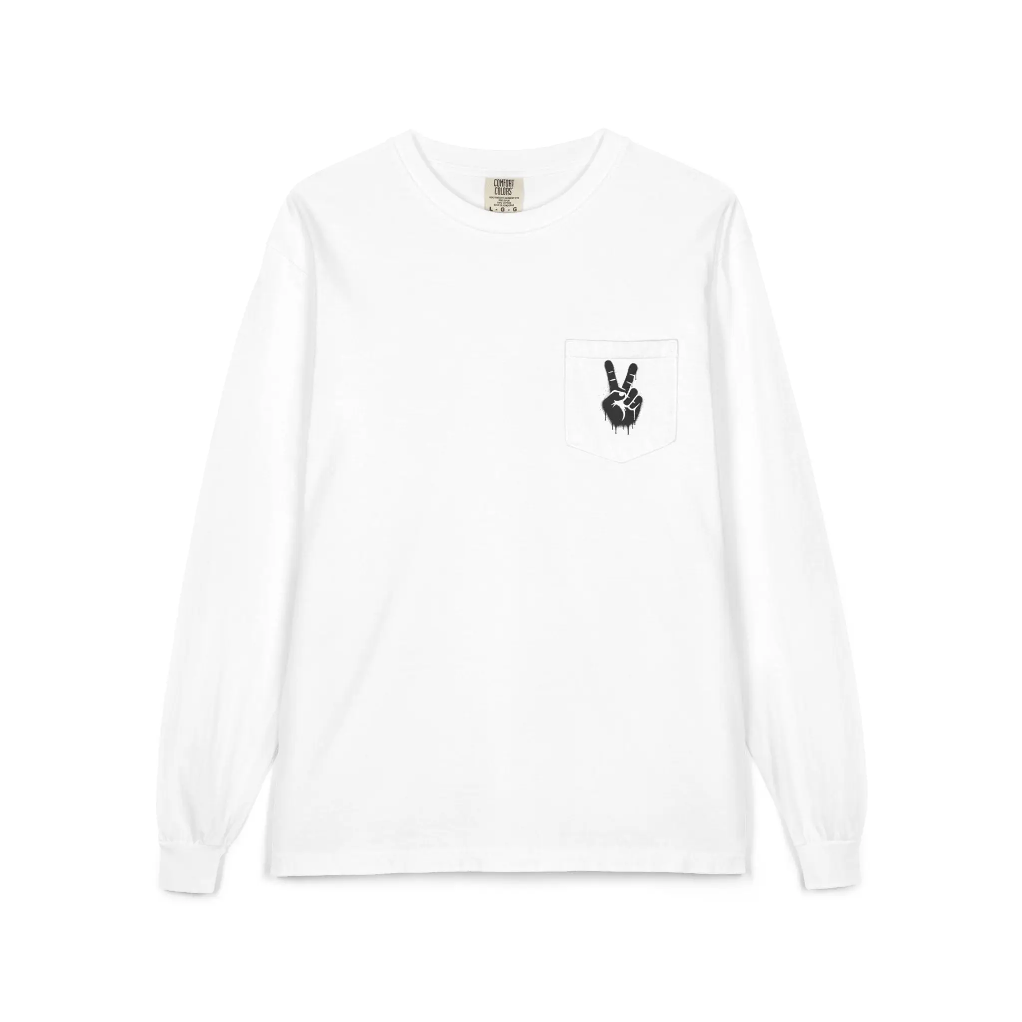 Mercantile Long Sleeve Garment-Dyed Cotton Pocket T-Shirt