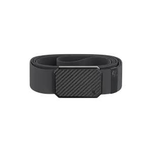 Groove Belt – Modern Stretch Belt for Men, Durable Everyday Comfort – Carbon Fiber / Deep Stone