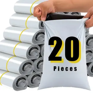 20pcs Thick Waterproof Self-Adhesive Mail Bags Poly Mailer, Anti-Tear Strong Adhesion Sealed, Multi-Purpose Durable Packaging Solution, Postal Mailing Bags