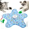Interactive Unpredicatable Moving Feather Hunting Cat Toy , Hide and Seek Rechargeable Cat toy for bored cat,Automatic Chargeable，Indoor Exercise & Boredom Relief for All Breeds cats,familyfun