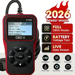 Powerful Car OBD2 Scanner for Post - 1996 OBD II Vehicles: Fault Code Erasing, Reading & Battery/Engine Light Diagnosis