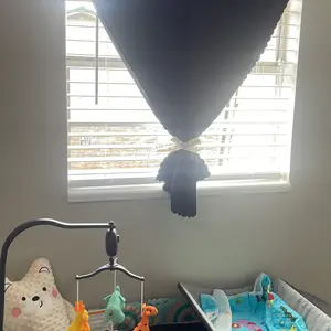 Blackout Curtain, 1-Piece Magic Tape Easy-Install Blackout Window Cover for Bedroom, Living Room, Kitchen and Other Rooms, Also Suitable for Party Decor