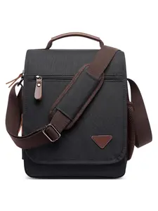 Elegant Men Messenger Bags Fashion Shoulder Bag Satchel Briefcase Bag Travel Satchel College Bag Schoolbag for Vacation Work Casual Daily Man Classic Shoulder Bag, Lightweight Crossbody Bag, Brief Single Shoulder bag, Zipper Crossbody Bag