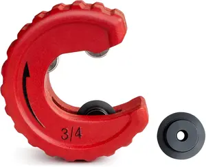 3/4" Tube  Copper Pipe Slice Zinc Alloy  with 1 Replacement  Wheel