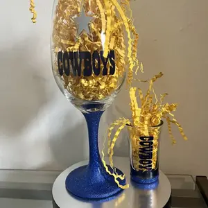 Custom Wine Glass Set custom gifts cute glassware ice fun stemware wineglass mom gift woman birthday cocktail drinkware wine glass