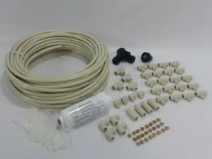 Mist Cooling MC600DIY Outdoor Patio Cooling System- Do It Yourself Misting System for Cooling Stables Porches, Backyard & Cattle Sheds