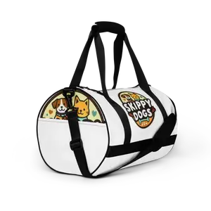 Skippy Dogs' Duffel bag customized with Logo