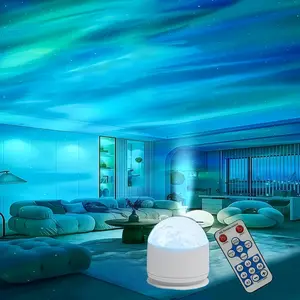 Multi-Color Northern Light Projection Night Light Galaxy Projector Star Projector, Northern Lights Projector with Remote Control, Adjustable Color, Brightness and Movement Speed, Night Light Projector for Adults, Bedroom, Living Room