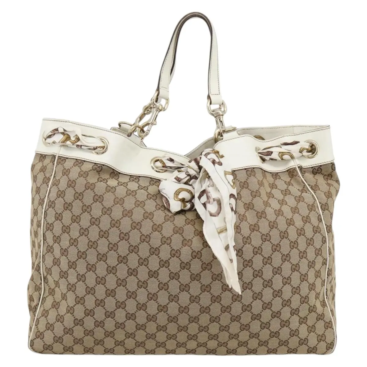 Pre-owned GUCCI FINAL SALE Shoulder Bags GG Positano Large Tote