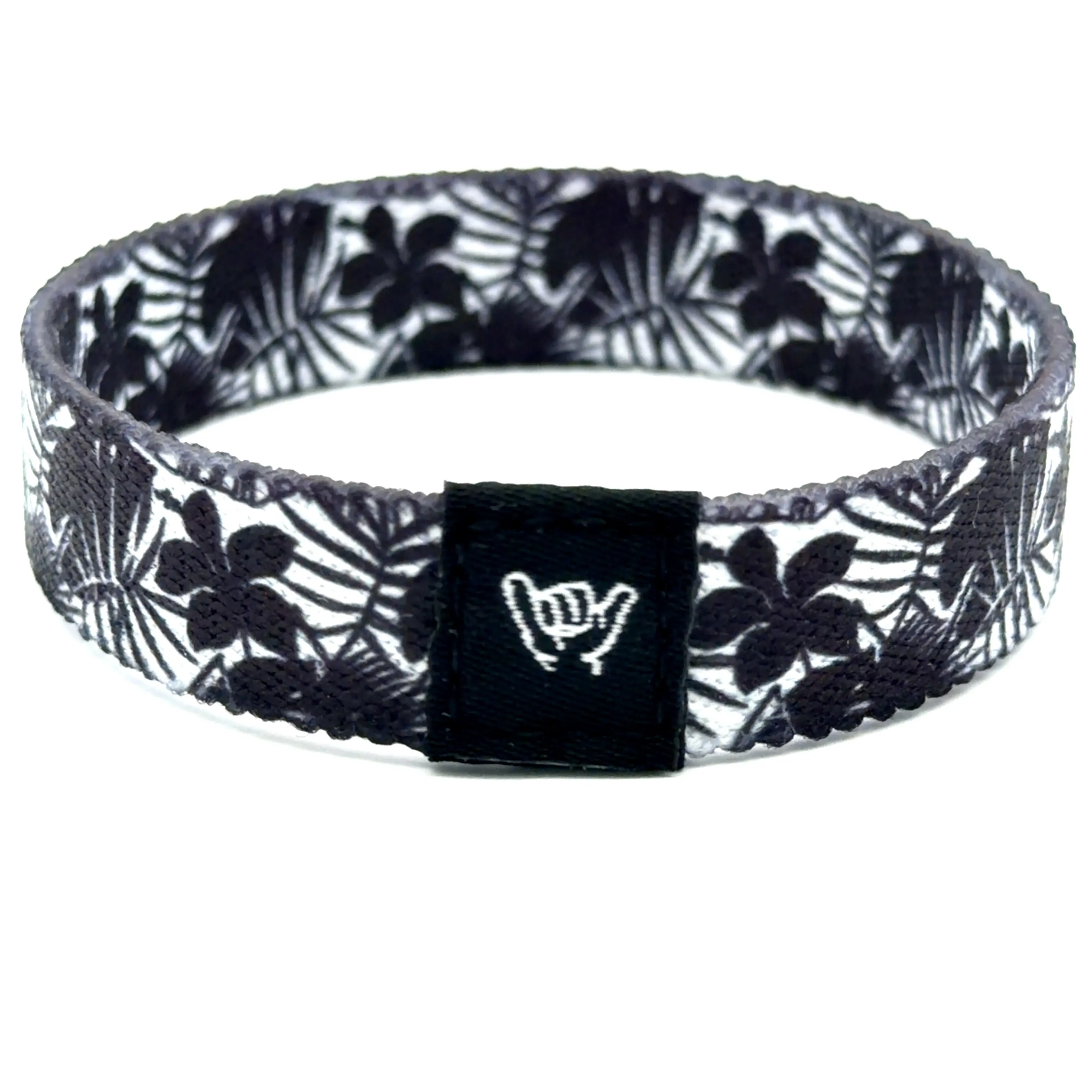 Hang Loose Bands Wristband Bracelet - Reversible Surf & Beach Prints, Elastic Blend Stretch Fit, Multi-Size (Kids 5.5", S 6.5", M 7.5", L/Anklet 8.5"), Machine Washable, Drawstring Pouch Gift-Ready, Chlorine Safe