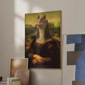 NOT The Mona Meesa Trendy Funny Wall Art Poster Home Decor Wall decor MEME Poster Artistic Print Room Decoration