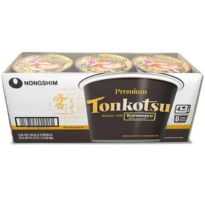 Premium Tonkotsu Kuromayu Noodle Soup 6 pk. Instant Food