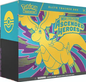 Pokémon TCG: Mega Evolution Ascended Heroes Elite Trainer Box (9-packs inside)