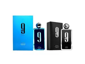 AFNAN 9 AM DIVE FOR UNISEX & 9 PM EAU DE PARFUM SPRAY 3.4FL.OZ FOR MEN COMBO SET