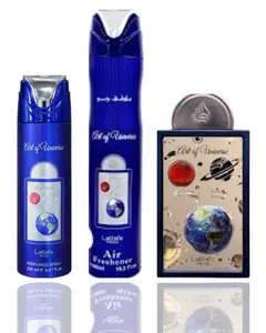 ART OF UNIVERSE + ART OF UNIVERSE DEODORANT + ART OF UNIVERSE BODY SPRAY -- 3 PIECE BUNDLE