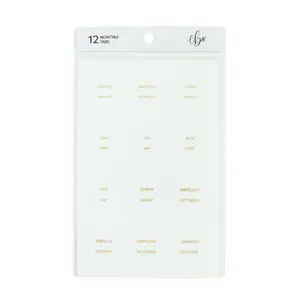 Monthly Planner Tabs