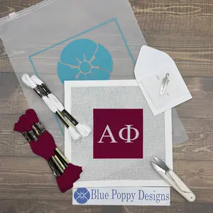 Alpha Phi 4x4 Needlepoint Kit