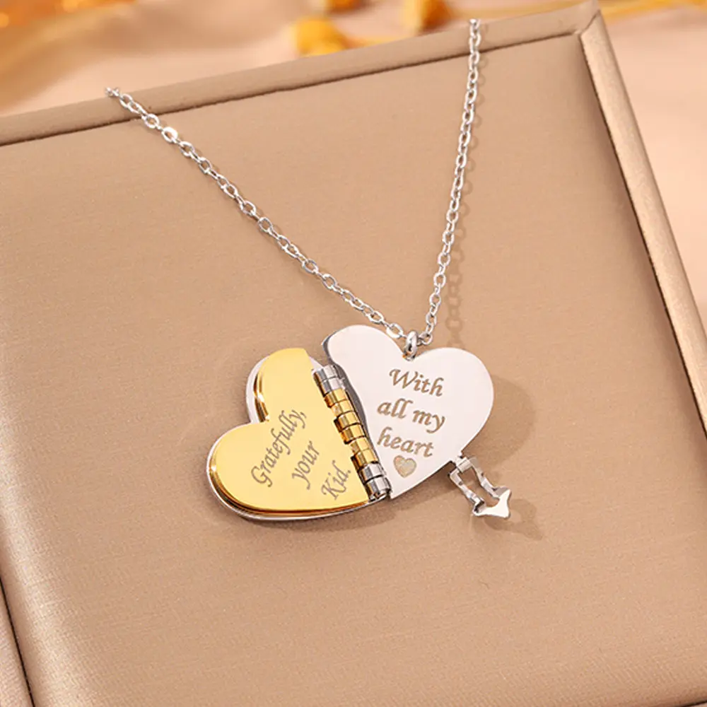 Gold Heart Necklace [Mother's Day Edition]