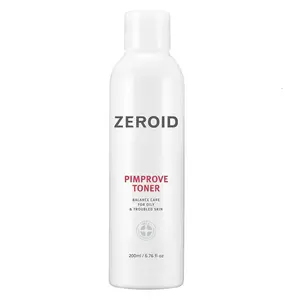 ZEROID | Pimprove Facial Toner | Skin Barrier with Hyaluronic Acid & Ceramide | pH Balanced Face Toner for Oily & Sensitive Skin | Korean Skincare | Facial Deep Hydrating | 6.76 fl oz (200ml)