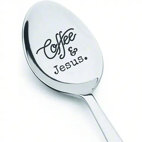 Stainless Steel Coffee Spoon, Coffee & Espresso Spoon, Dessert Spoon, Soup Spoon, Cutlery, Kitchen Utensils for Home Use, Gift for Sister, Coffee Kitchenware, Stainless Steel Spoons