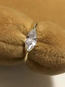 S925 Sterling Silver Horse Eye Shaped Zircon Ring, Fashion Jewelry for Party, Daily Clothing Decor, Trendy All-match & Exquisite Jewelry for Birthday Gift