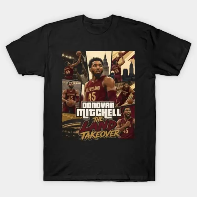 Donovan Mitchell The Land Takeover T-Shirt